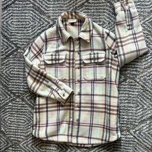 Universal Thread Plaid Button-Up Shirt Jacket Sz Small